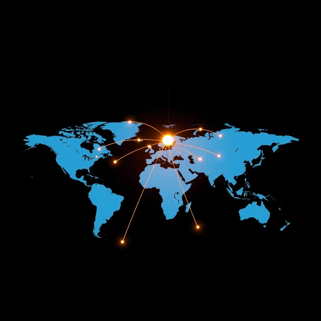 Global expansion timeline visualization