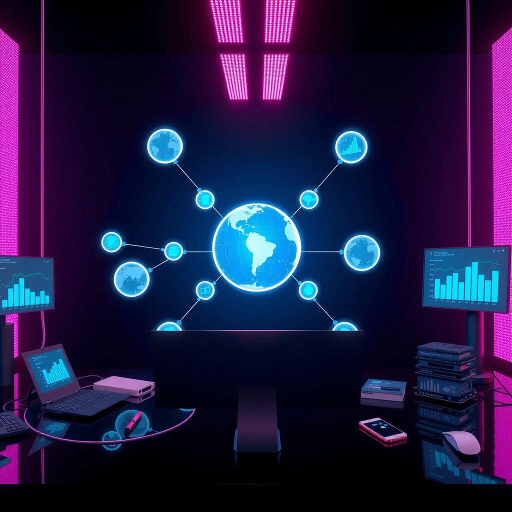 Mission and vision illustration