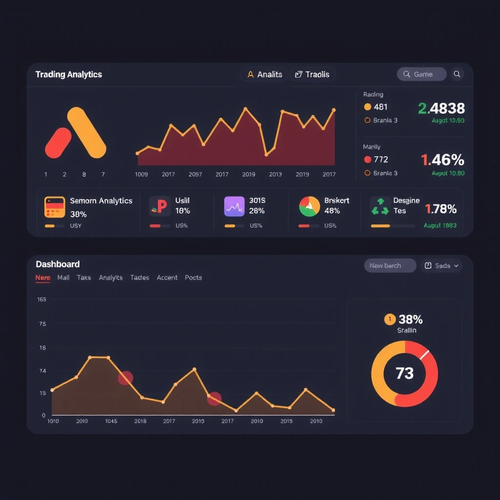 Gaming-style analytics dashboard